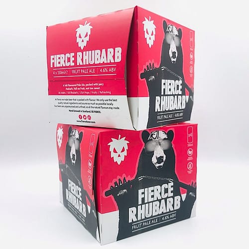 Fierce: Rhubarb Fruit Pale Ale (4x330ml)