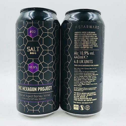 Salt Beer Factory: Hexagon Project #2 Starward B/A Barleywine (440ml)