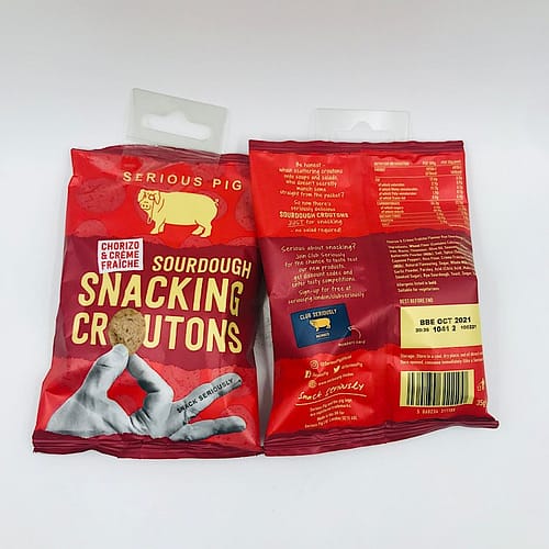 Serious Pig: Sourdough Snacking Croutons Chorizo & Creme Fraiche (35g)