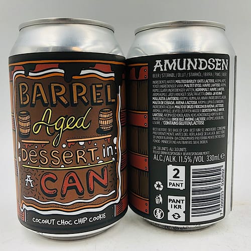 Amundsen: B/A Dessert In A Can Coconut Choc Chip Cookie Imperial Stout (330ml)