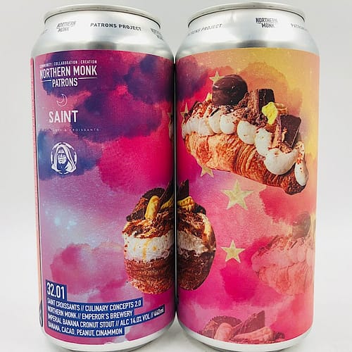 Northern Monk vs Emperor's Brewery: 32.01 Saint Crossiants Culinary Concepts 2.0 Banana Cronut Imperial Stout (440ml)