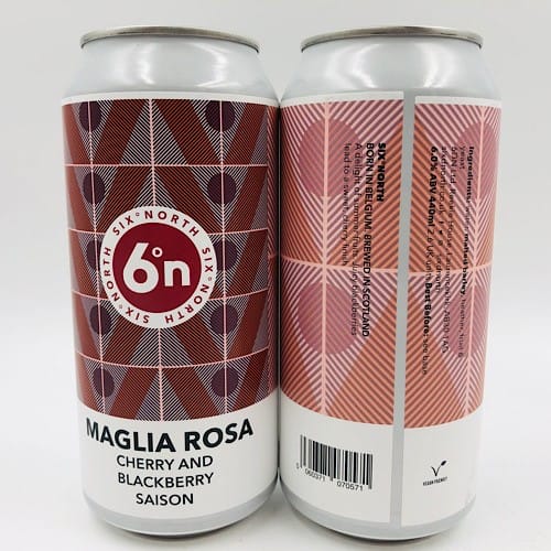 6 Degrees North: Maglia Rosa Cherry & Blackberry Saison (440ml)