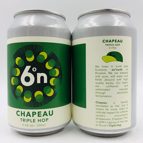 6 Degrees North: Chapeau Belgian Strong Golden Ale (330ml)
