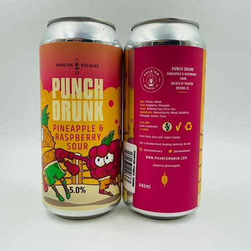 Phantom: Punch Drunk Pineapple & Raspberry Sour (440ml)