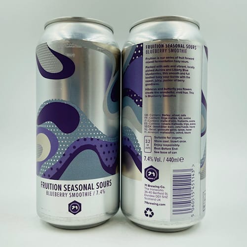 71 Brewing: Fruition Seasonal Sours - Blueberry Smoothie (440ml)