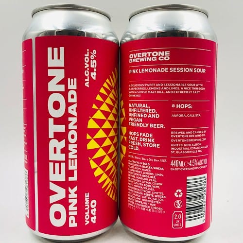 Overtone: Pink Lemonade Session Sour (440ml)