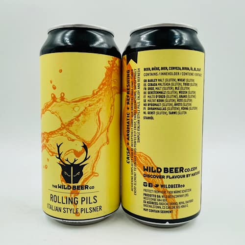 Wild Beer Co: Rolling Pils (440ml)
