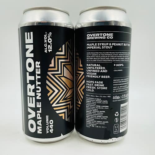 Overtone: Maple Nutter Butter Imperial Stout (440ml)