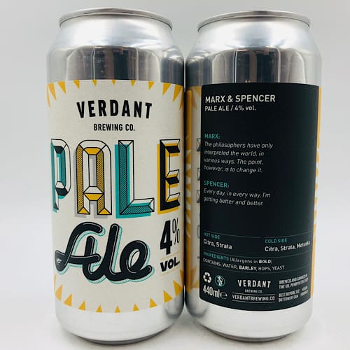 Verdant: Marx And Spencer Pale Ale (440ml)
