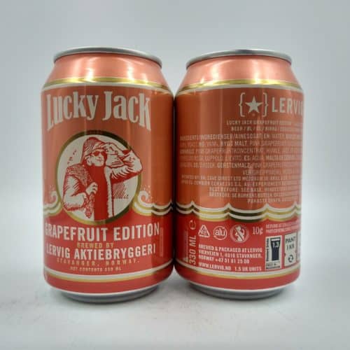 Lervig: Lucky Jack Grapefruit Pale Ale (330ml)